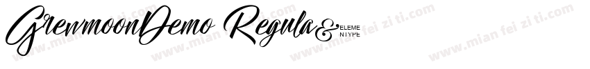 GrewmoonDemo Regula字体转换